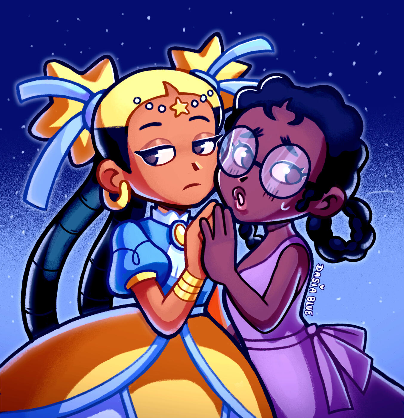 Magical girl Illustration